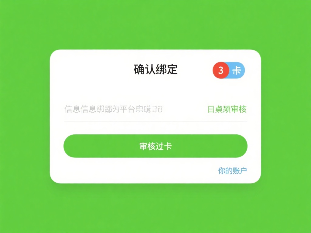 确认绑定：提交信息后，平台通常会在1-3个工作日内